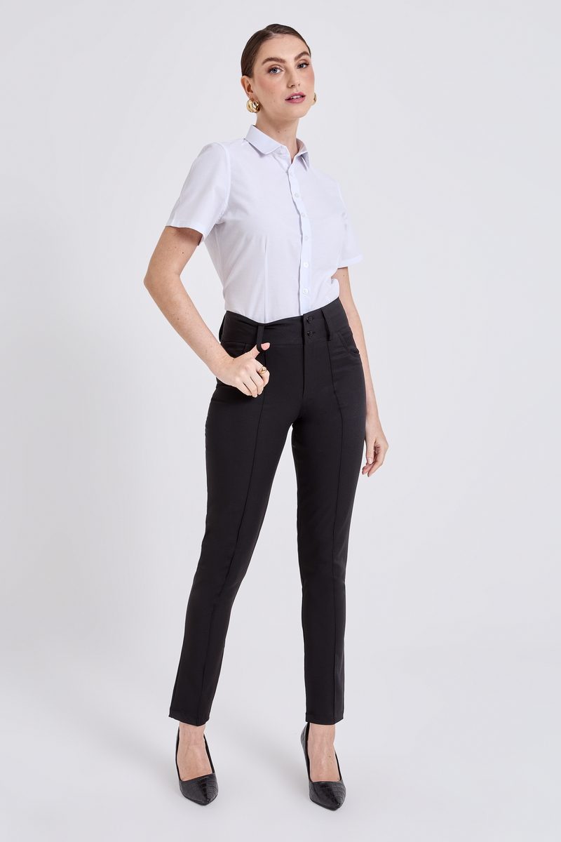 Camisete e calça social feminina